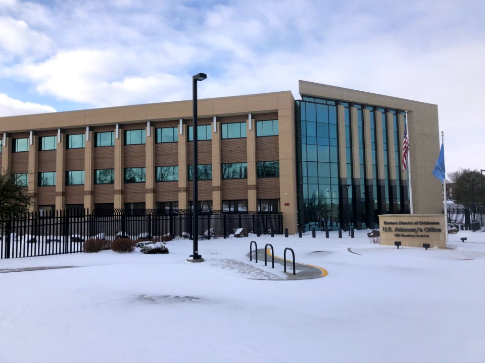 Muskogee snowstorm 2021-02-15 US Attorney’s Office SE