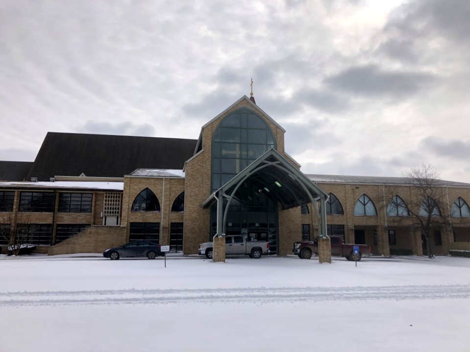 Muskogee snowstorm 2021-02-15 St Paul United Methodist Church N 1