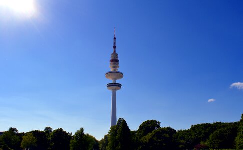 Sky city radio tower photo