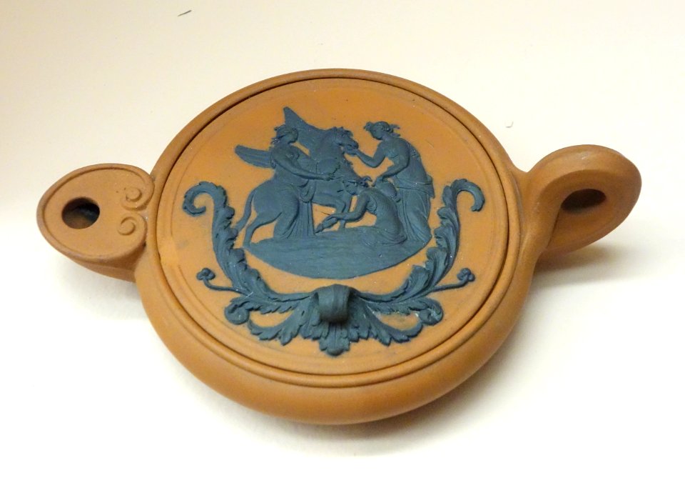 Muses with Pegasus Taper Holder - Wedgwood, c. 1810 - Brooklyn Museum - Brooklyn, NY - DSC08953