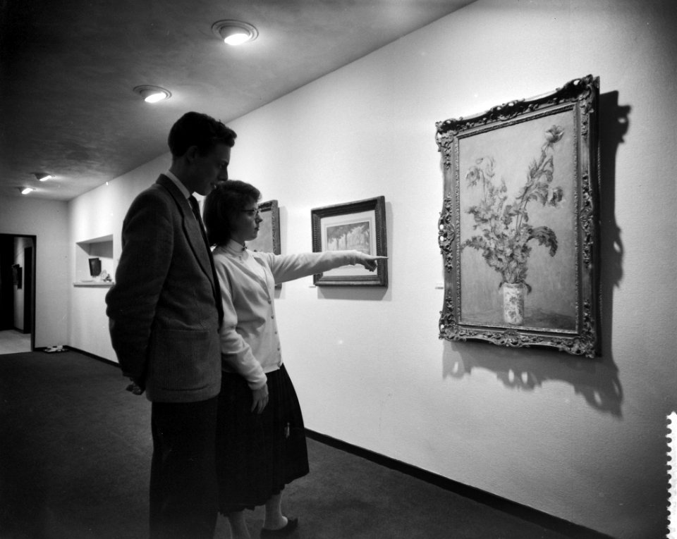 Museum Stichting voor de Vorm te Rotterdam Bloemenvaas van Monnel (Schilderij), Bestanddeelnr 910-0066