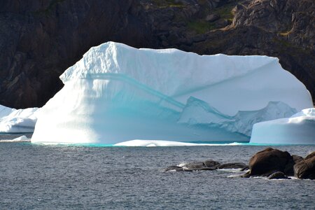 Prins christian sund greenland at sunshine