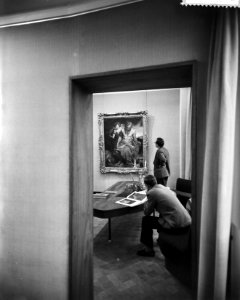 Museum Stichting voor de Vorm te Rotterdam Schilderij AnttvDijk Heilige Hiero, Bestanddeelnr 910-0068
