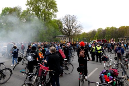 MyGruni 1st may demonstration Berlin 2021 Großer Stern 30