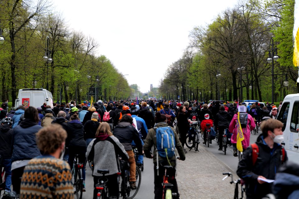 MyGruni 1st may demonstration Berlin 2021 Großer Stern to Grunewald 15