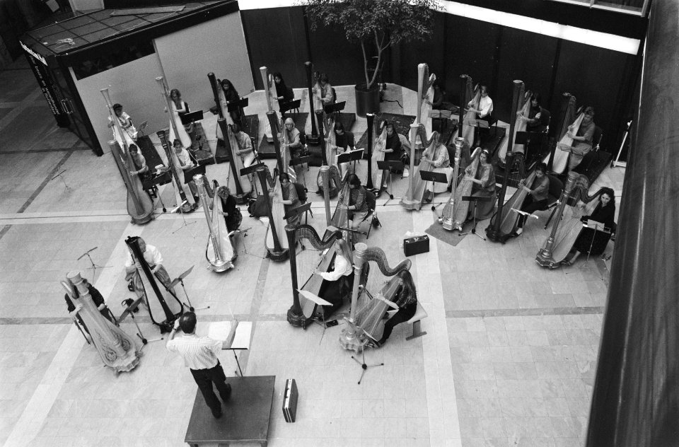 Muziek, harpen, muziekstukken, Bestanddeelnr 934-4545