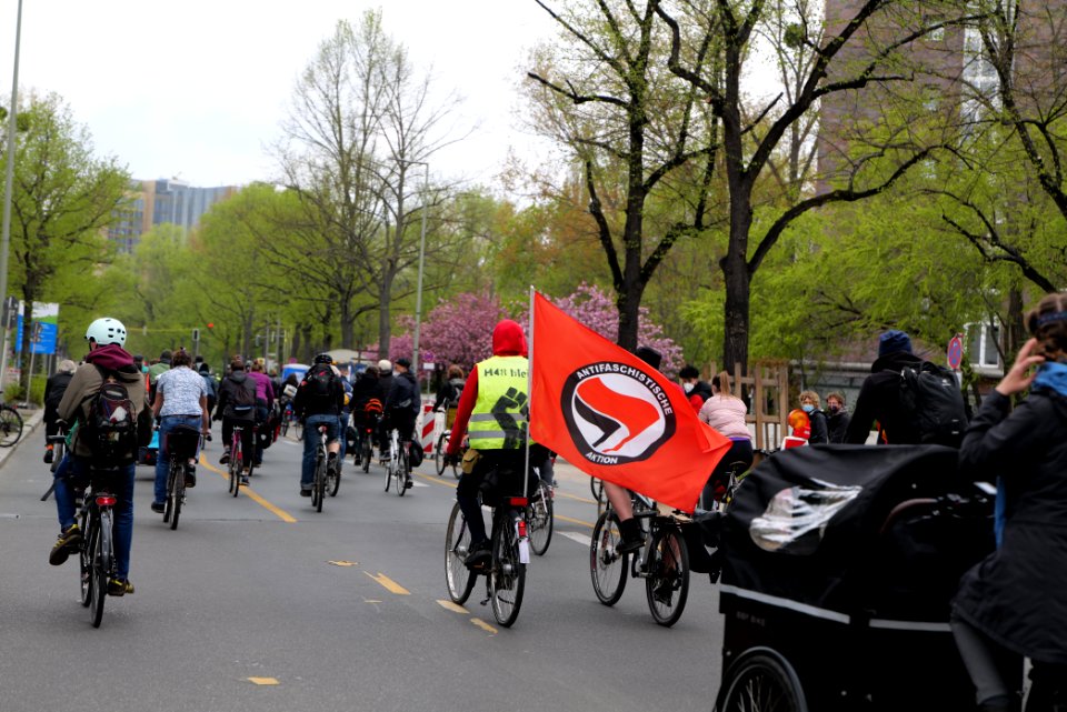 MyGruni 1st may demonstration Berlin 2021 Hermannplatz to Großer Stern 44