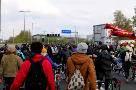 MyGruni 1st may demonstration Berlin 2021 Grunewald to Hermannplatz 86