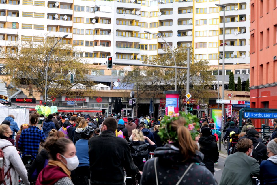 MyGruni 1st may demonstration Berlin 2021 Hermannplatz to Großer Stern 27