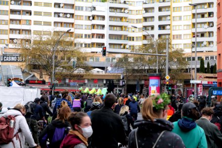 MyGruni 1st may demonstration Berlin 2021 Hermannplatz to Großer Stern 28