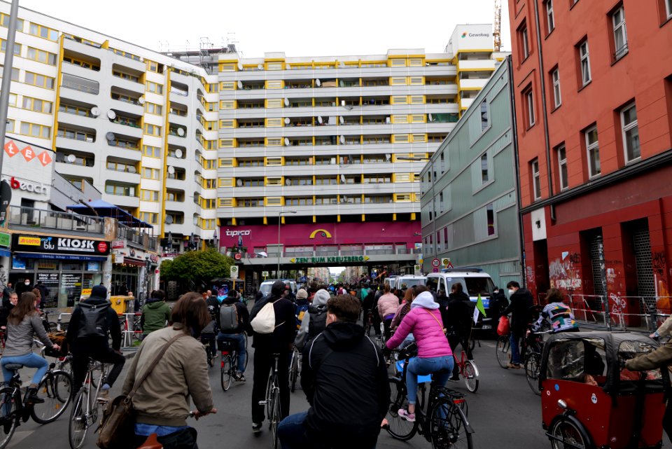 MyGruni 1st may demonstration Berlin 2021 Hermannplatz to Großer Stern 30