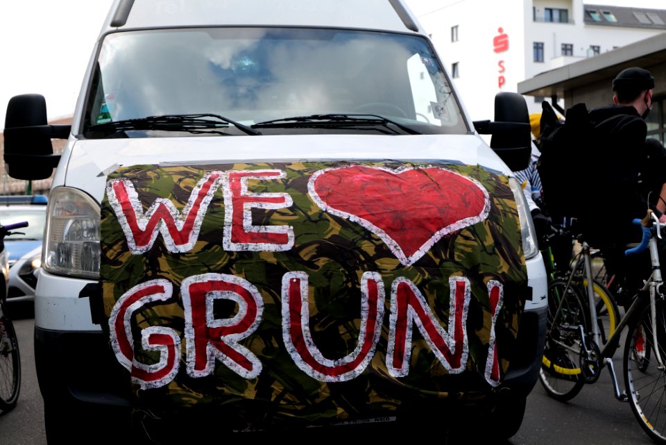 MyGruni 1st may demonstration Berlin 2021 Hermannplatz to Großer Stern 14