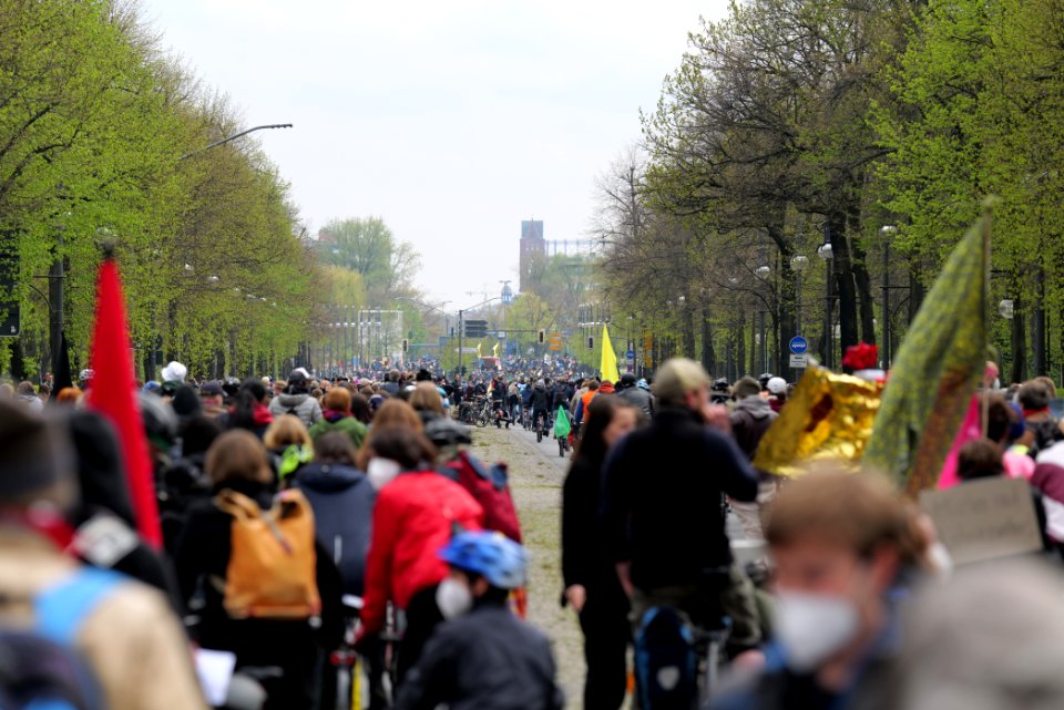 MyGruni 1st may demonstration Berlin 2021 Großer Stern to Grunewald 24