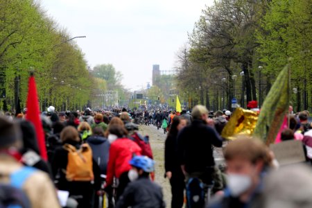 MyGruni 1st may demonstration Berlin 2021 Großer Stern to Grunewald 24