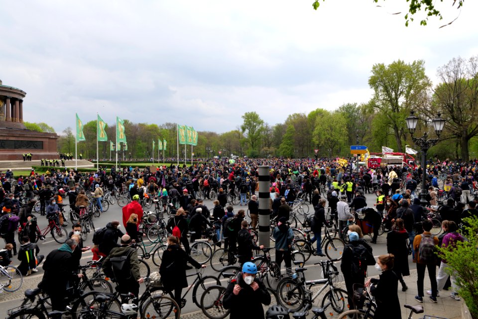 MyGruni 1st may demonstration Berlin 2021 Großer Stern 37
