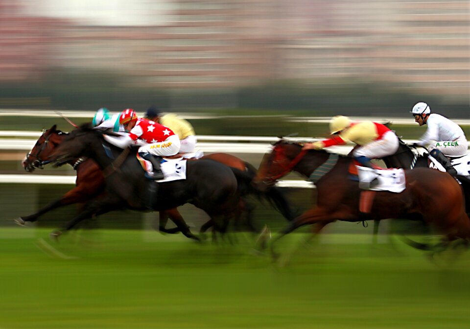 The competition race running