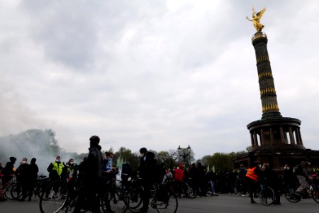 MyGruni 1st may demonstration Berlin 2021 Großer Stern 29