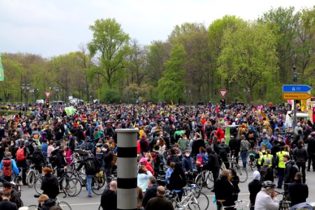 MyGruni 1st may demonstration Berlin 2021 Großer Stern 44