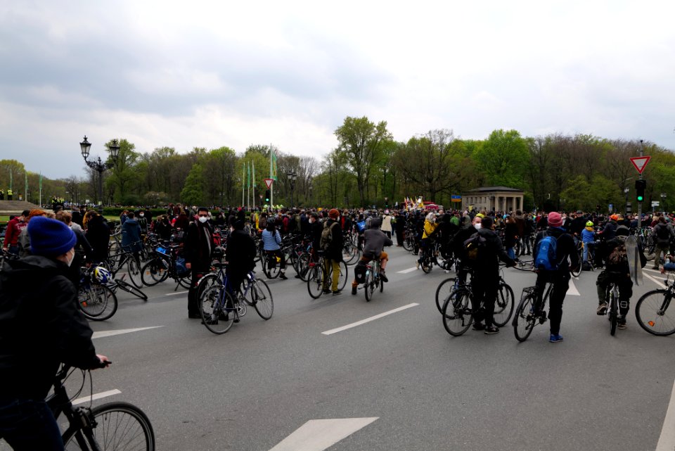 MyGruni 1st may demonstration Berlin 2021 Großer Stern 36