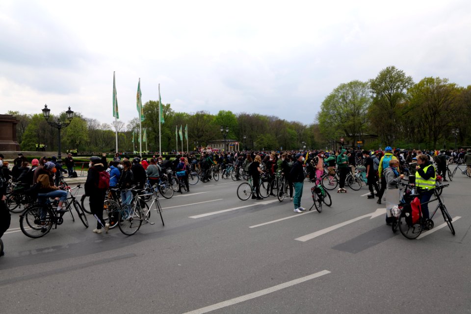 MyGruni 1st may demonstration Berlin 2021 Großer Stern 35