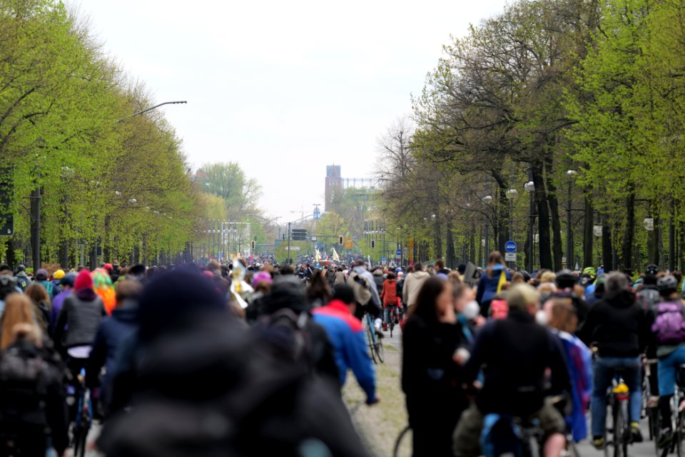 MyGruni 1st may demonstration Berlin 2021 Großer Stern to Grunewald 18