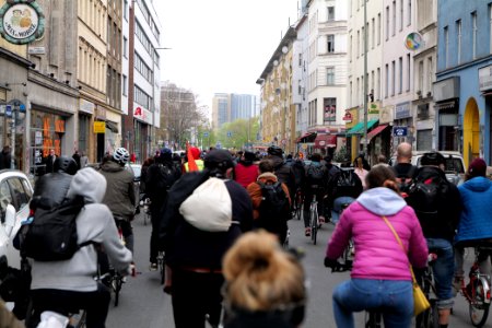 MyGruni 1st may demonstration Berlin 2021 Hermannplatz to Großer Stern 37