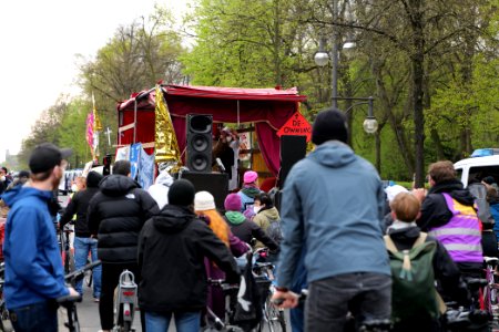 MyGruni 1st may demonstration Berlin 2021 Großer Stern to Grunewald 04