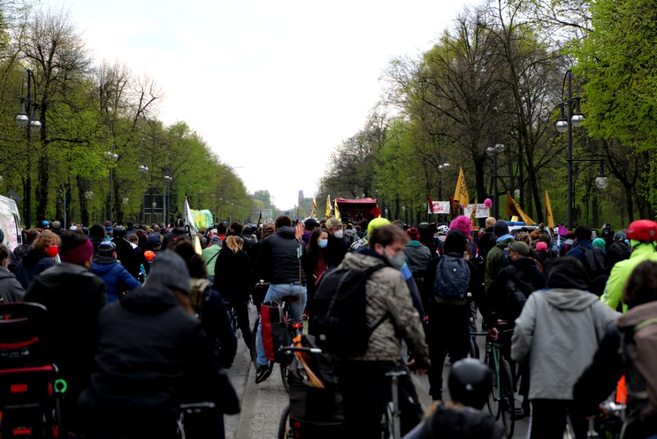 MyGruni 1st may demonstration Berlin 2021 Großer Stern to Grunewald 07