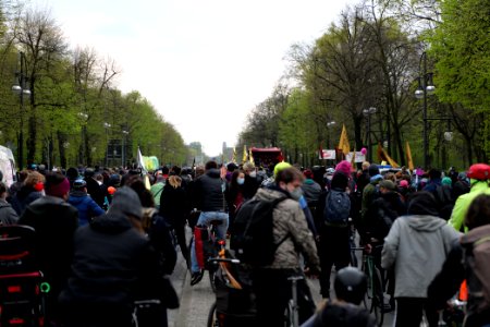 MyGruni 1st may demonstration Berlin 2021 Großer Stern to Grunewald 07