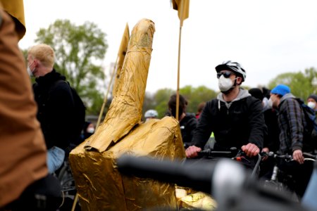 MyGruni 1st may demonstration Berlin 2021 Großer Stern to Grunewald 06