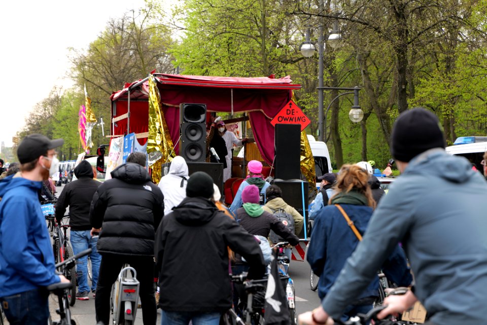 MyGruni 1st may demonstration Berlin 2021 Großer Stern to Grunewald 03