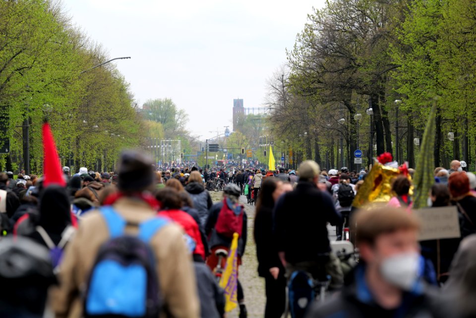 MyGruni 1st may demonstration Berlin 2021 Großer Stern to Grunewald 25