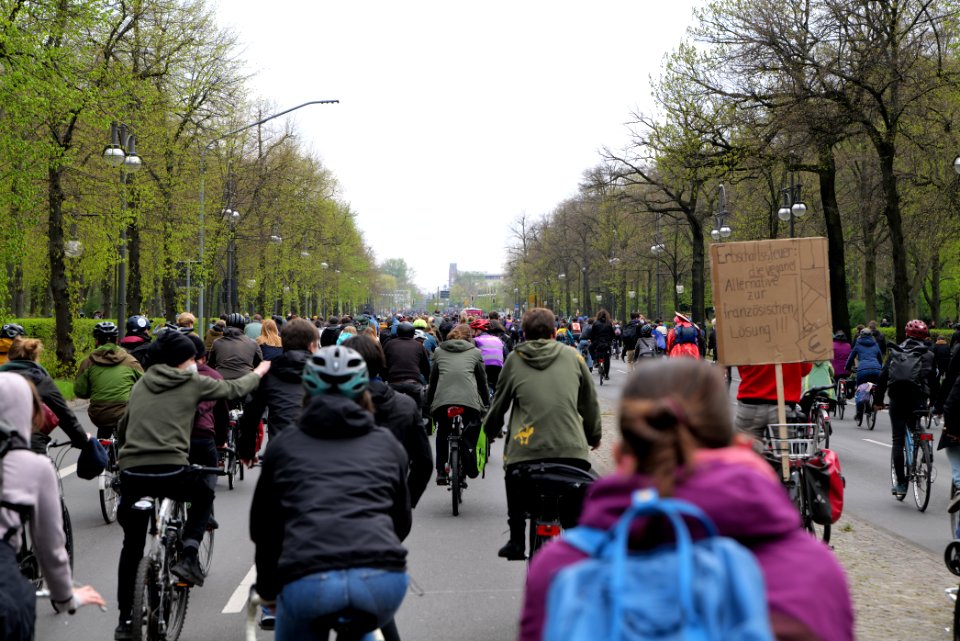 MyGruni 1st may demonstration Berlin 2021 Großer Stern to Grunewald 32