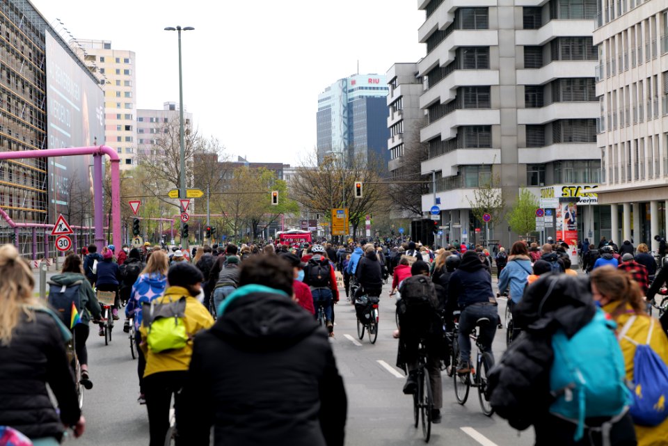 MyGruni 1st may demonstration Berlin 2021 Großer Stern to Grunewald 43