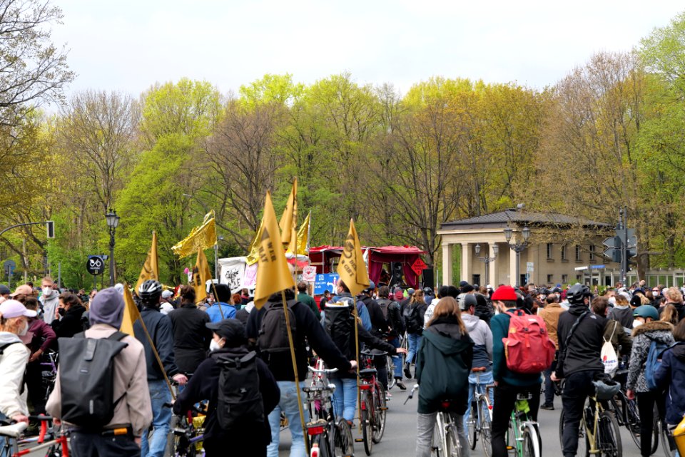 MyGruni 1st may demonstration Berlin 2021 Großer Stern 21