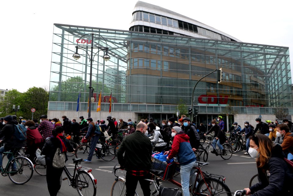MyGruni 1st may demonstration Berlin 2021 Großer Stern to Grunewald 42
