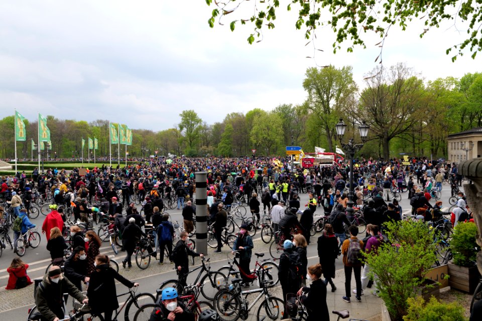 MyGruni 1st may demonstration Berlin 2021 Großer Stern 39