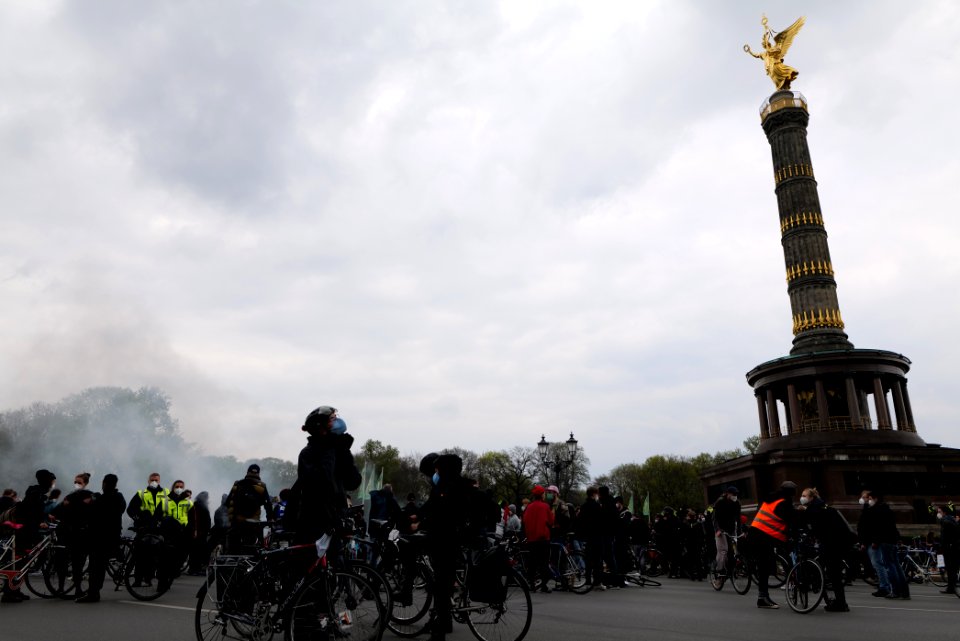 MyGruni 1st may demonstration Berlin 2021 Großer Stern 28