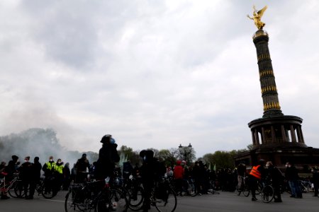 MyGruni 1st may demonstration Berlin 2021 Großer Stern 28
