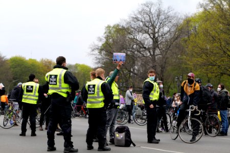 MyGruni 1st may demonstration Berlin 2021 Großer Stern 32