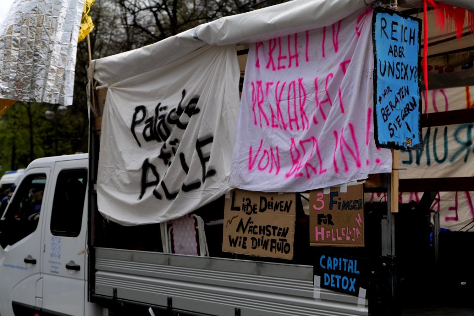 MyGruni 1st may demonstration Berlin 2021 Großer Stern to Grunewald 14