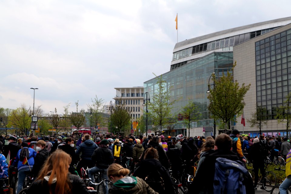 MyGruni 1st may demonstration Berlin 2021 Großer Stern to Grunewald 40