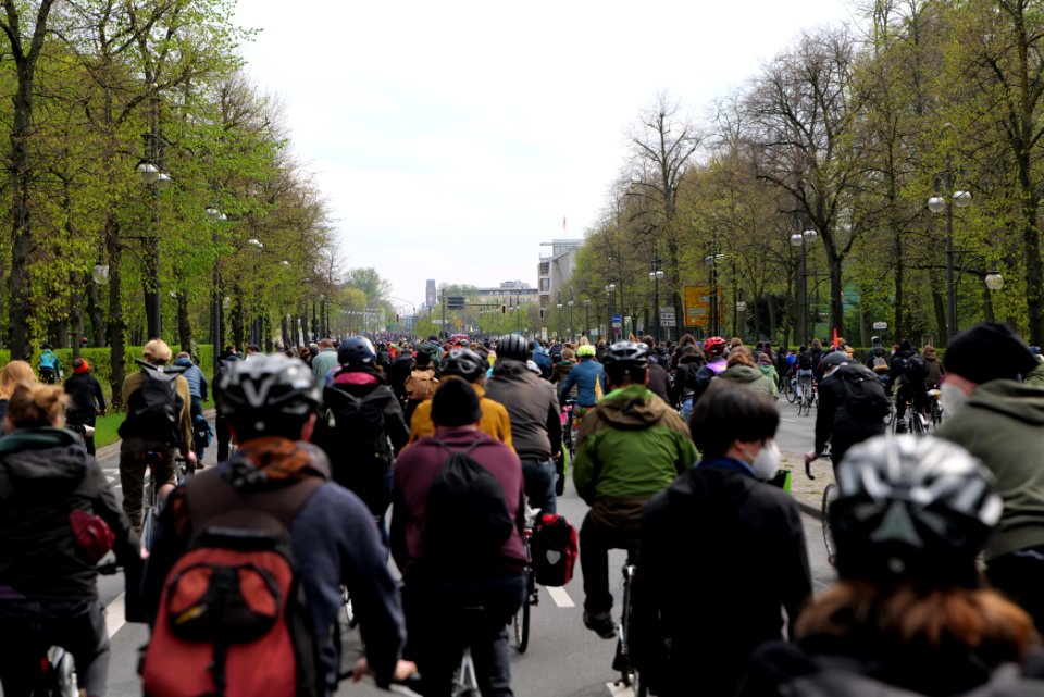 MyGruni 1st may demonstration Berlin 2021 Großer Stern to Grunewald 34