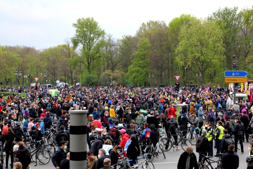 MyGruni 1st may demonstration Berlin 2021 Großer Stern 51