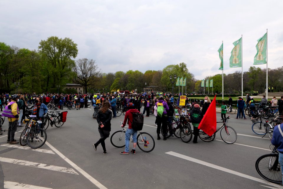 MyGruni 1st may demonstration Berlin 2021 Großer Stern 61