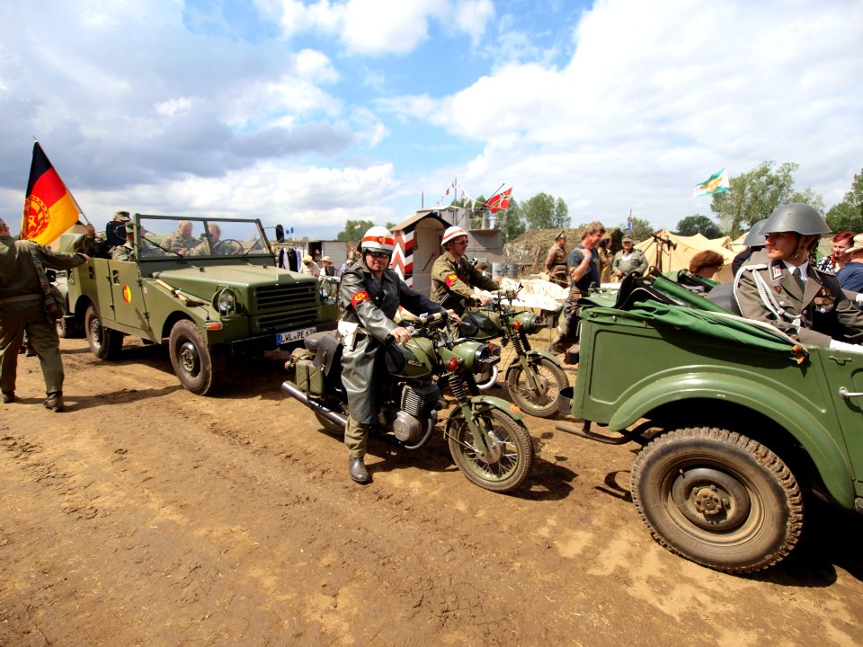 MZ military motorcycles War & Peace show 2010 pic1