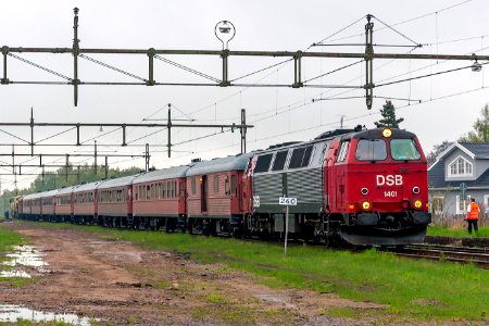 MZ 1401, Швеция, Сконе, станция Биллесхольм (Trainpix 195410)