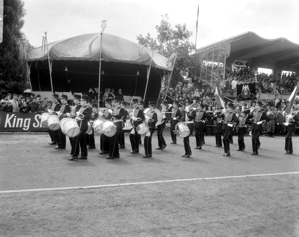 Muziekconcours te Kerkrade, tijdens marswedstrijden, Bestanddeelnr 919-3615