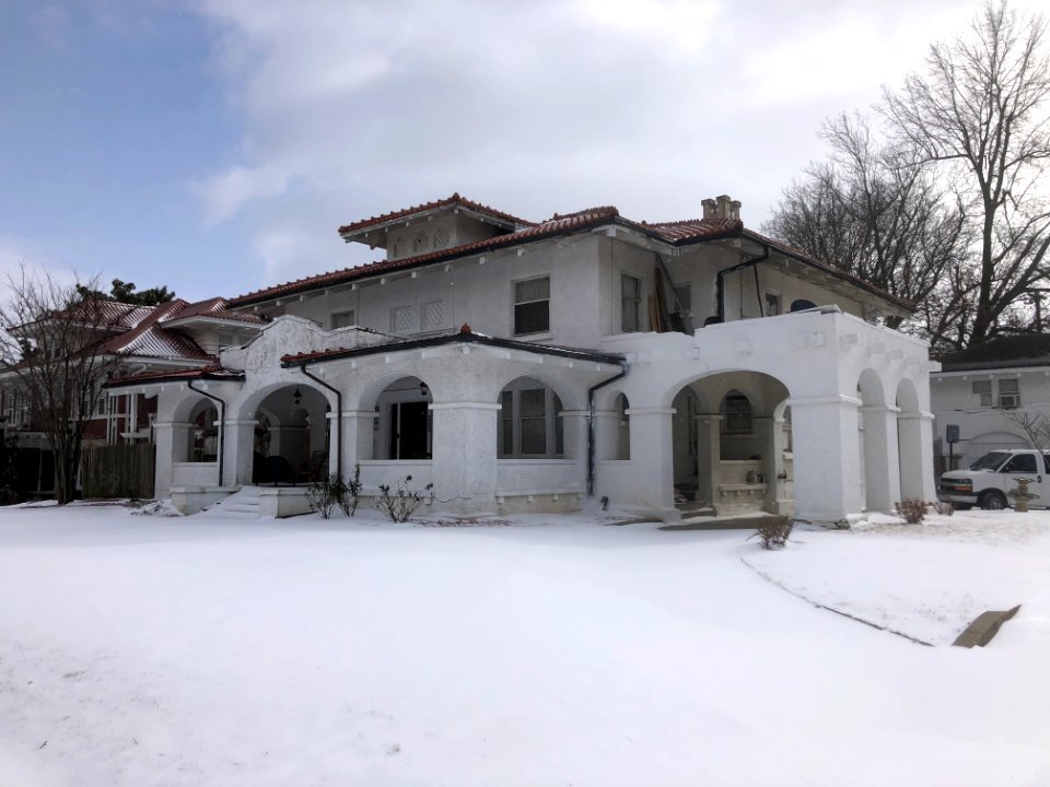 Muskogee snowstorm 2021-02-15 1321 W Okmulgee Ave N