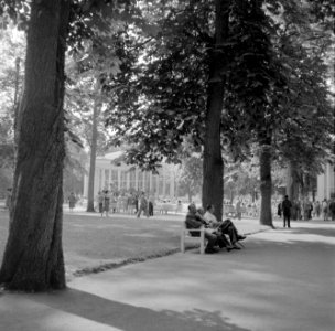 Muziekpaviljoen in het Kurpark van Bad Mergentheim, Bestanddeelnr 254-4569